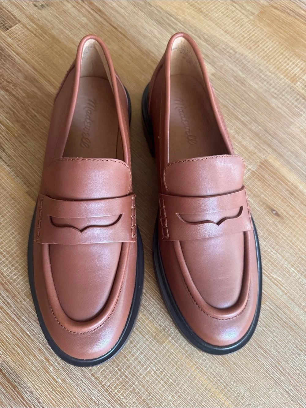 NWOT Madewell Vernon Loafer in Dried Maple 6.5